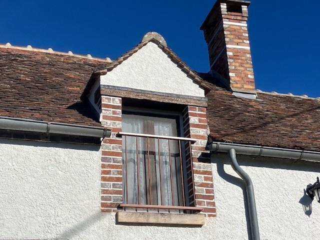 sécurisation d’une porte fenêtre par un garde corps démontable avec thermo laquage nuance bois