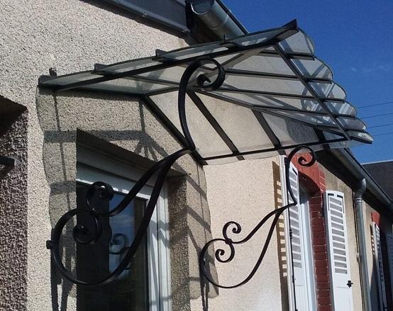 Marquise porte d’entrée