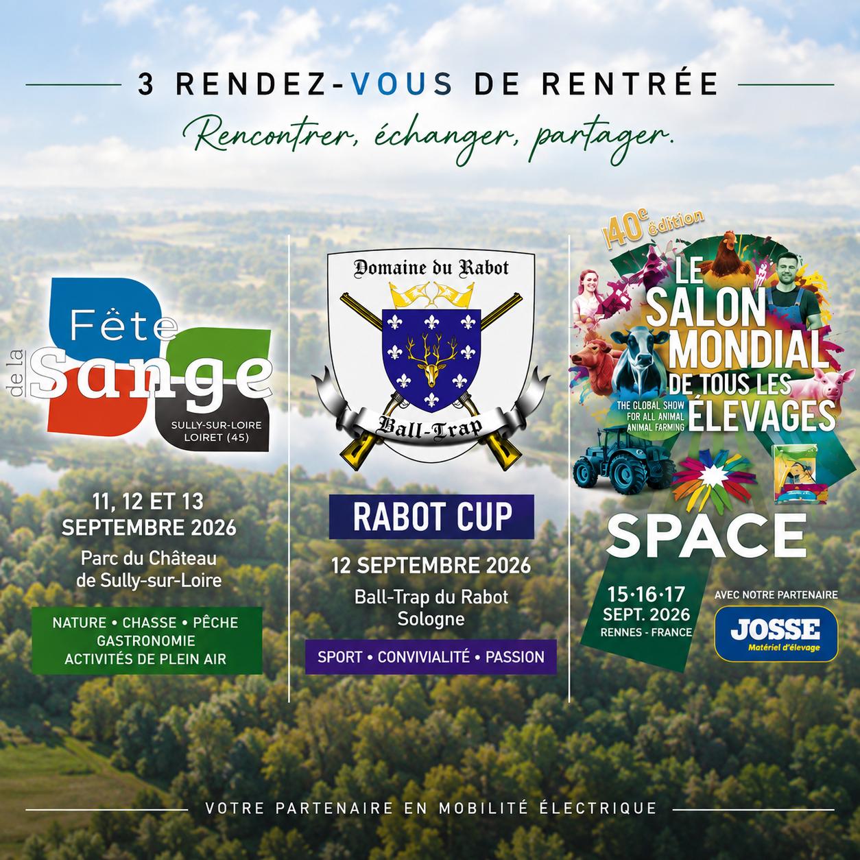 Hunting Car – nos rendez-vous de septembre 2026 : Fête de la Sange, Rabot Cup et SPACE Rennes