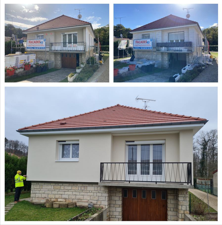 Isolation exterieure à Cepoy