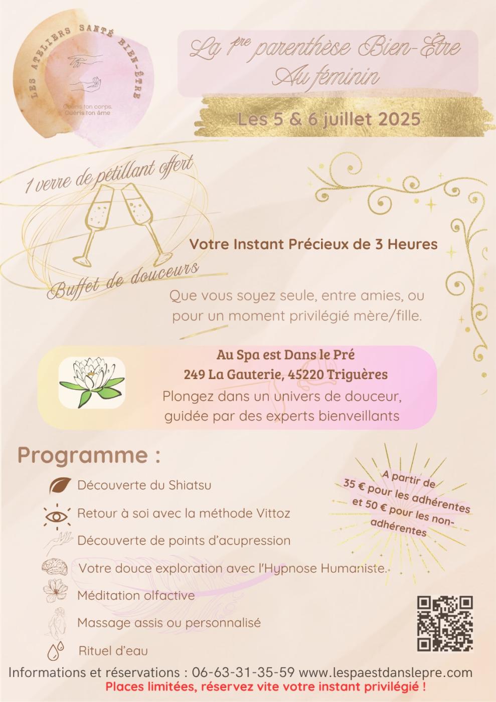  La 1er Parenthèse Bien-Être au Féminin 
